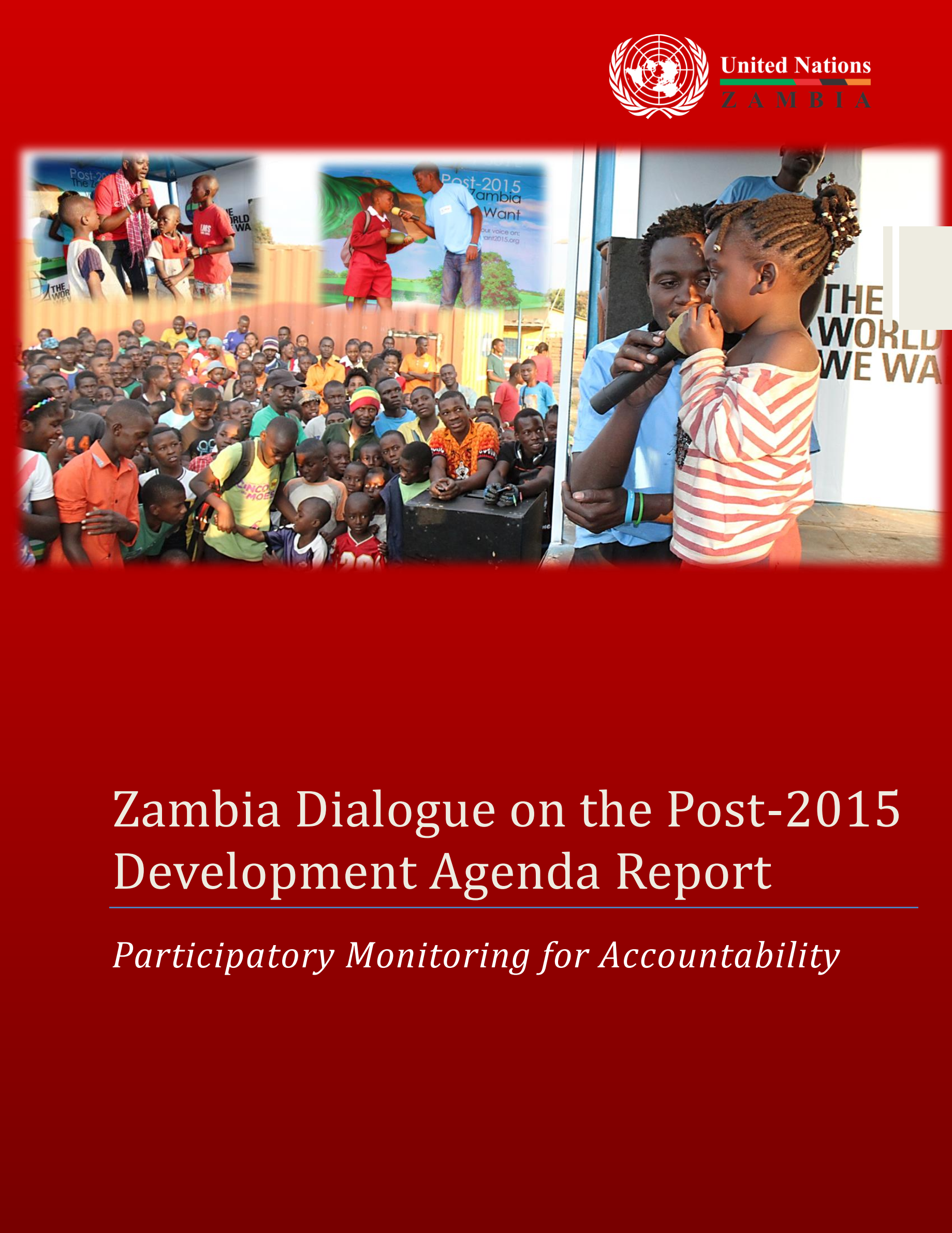 Participatory Monitoring for Accountability - Post-2015 Consultation Report