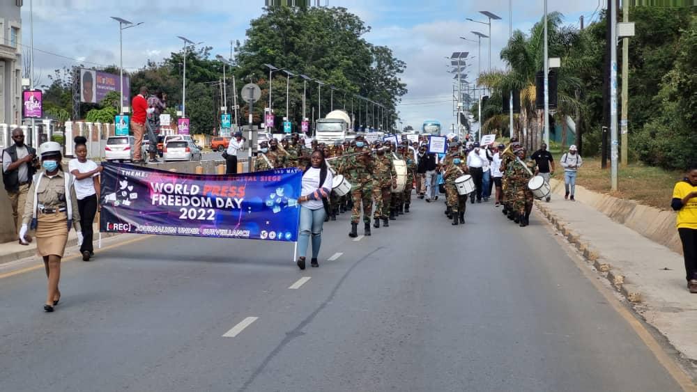 Press Freedom Day march