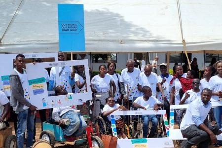 Some of the participants from the Human Rights Day Community engagement in Chongwe.