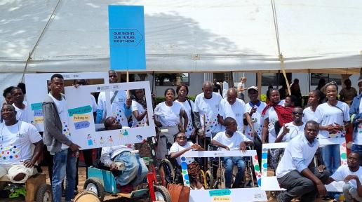 Some of the participants from the Human Rights Day Community engagement in Chongwe.